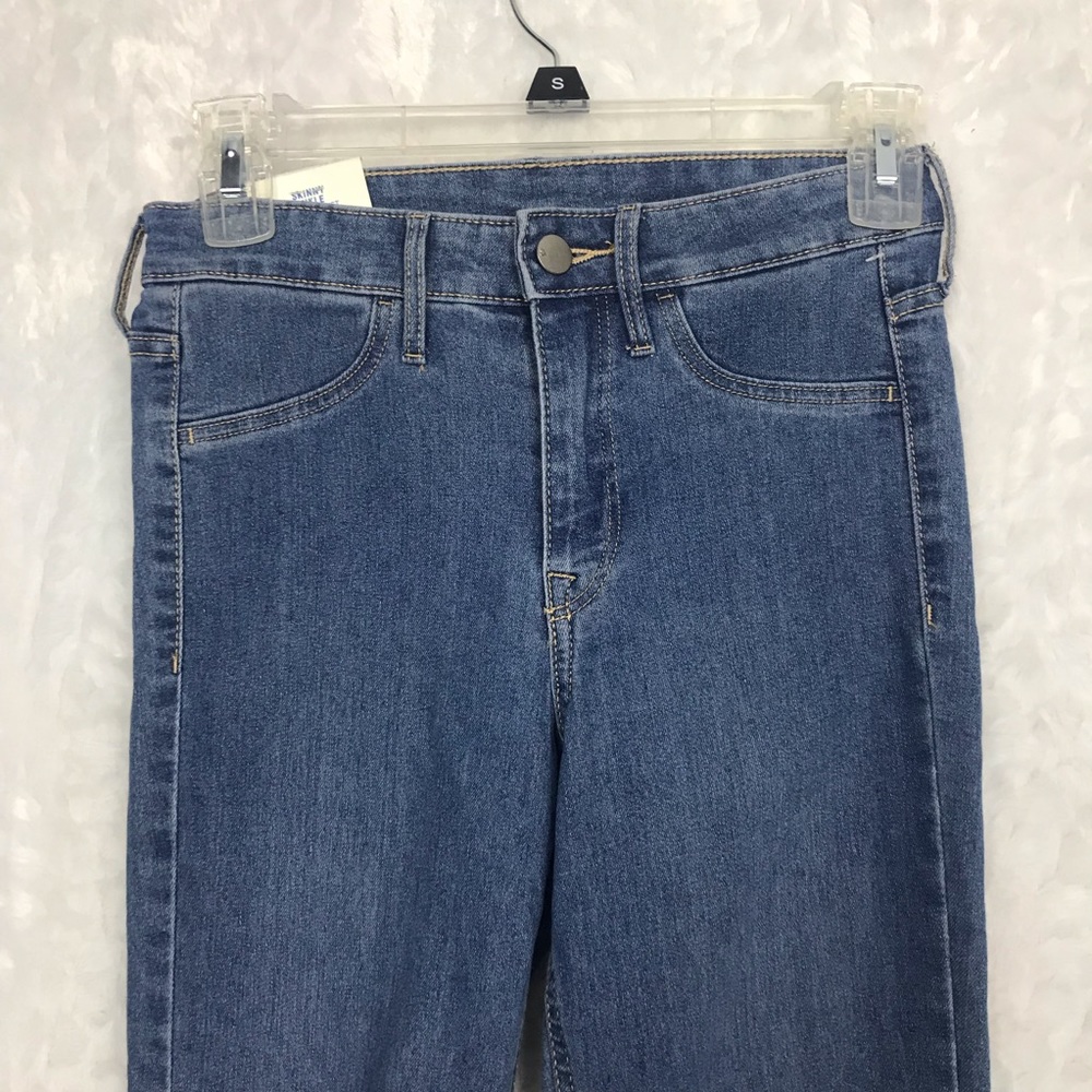 H&M NWT skinny ankle regular waist denim jeans 25 - Picture 3 of 8